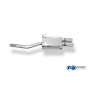 Silencieux arrière sport 100% inox 2x80mm type 16 FOX EXHAUST SYSTEMS pour CITROËN C8