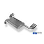 Silencieux arrière duplex sport 100% inox 1x135x80mm type 53 FOX EXHAUST SYSTEMS pour CITROËN C-CROSSER (BJ)