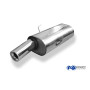 Silencieux arrière sport 100% inox 1x90mm type 13 FOX EXHAUST SYSTEMS pour CITROËN SAXO