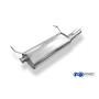Silencieux arrière sport 100% inox 1x90mm type 13 FOX EXHAUST SYSTEMS pour CITROËN XSARA (N1)