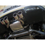 Silencieux arrière sport 100% inox 4x100mm type 12 FOX EXHAUST SYSTEMS pour CORVETTE C06