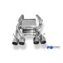 Silencieux arrière sport 100% inox 4x100mm type 16 FOX EXHAUST SYSTEMS pour CORVETTE C06