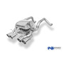 Silencieux arrière sport 100% inox 4x100mm type 16 FOX EXHAUST SYSTEMS pour CORVETTE C06