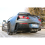 Silencieux arrière sport 100% inox 4x100mm type 25 FOX EXHAUST SYSTEMS pour CORVETTE C7 Z06