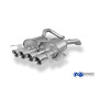 Silencieux arrière sport 100% inox 4x100mm type 25 FOX EXHAUST SYSTEMS pour CORVETTE C7 Z06