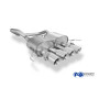 Silencieux arrière sport 100% inox 4x100mm type 25 FOX EXHAUST SYSTEMS pour CORVETTE C7 Z06