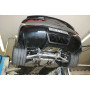 Silencieux arrière sport 100% inox 4x100mm type 25 (émaillé noir) FOX EXHAUST SYSTEMS pour CORVETTE C7 Z06
