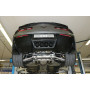 Silencieux arrière sport 100% inox 4x100mm type 25 (émaillé noir) FOX EXHAUST SYSTEMS pour CORVETTE C7 Z06
