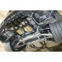 Silencieux arrière sport 100% inox 4x100mm type 25 (émaillé noir) FOX EXHAUST SYSTEMS pour CORVETTE C7 Z06