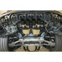 Silencieux arrière sport 100% inox 4x100mm type 25 (émaillé noir) FOX EXHAUST SYSTEMS pour CORVETTE C7 Z06