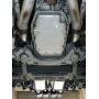 Silencieux arrière sport 100% inox 4x100mm type 25 (émaillé noir) FOX EXHAUST SYSTEMS pour CORVETTE C7 Z06