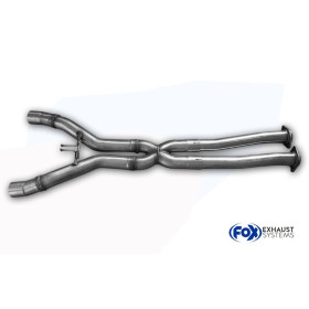 X-pipe 100% inox FOX EXHAUST SYSTEMS pour CORVETTE C7 Z06