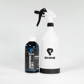 SHINE SHAMPOING 3 EN 1 MOTO 450ml + Pulvérisateur SHINE SHAMPOING 3 EN 1 MOTO 450ml + Pulvérisateur