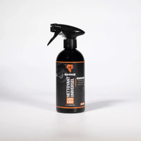SHINE NETTOYANT SANS EAU UNIVERSEL MOTO 450ml SHINE NETTOYANT SANS EAU UNIVERSEL MOTO 450ml