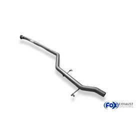 Tube de remplacement silencieux avant inox AUDI 100 QUATTRO TYPE C3
