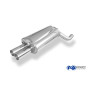 Silencieux arrière sport inox 2x63mm type 10 AUDI 100 QUATTRO TYPE C3
