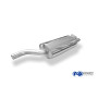 Silencieux arrière sport inox 2x63mm type 10 AUDI 200 QUATTRO TYPE 44Q