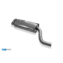 Silencieux arrière sport 100% inox FOX EXHAUST SYSTEMS 2x55mm type 26 pour AUDI 100 QUATTRO TYPE C3
