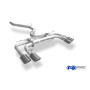Catback avec silencieux arrière duplex sport 100% inox 2x106x71mm type 32 (noir) FOX EXHAUST SYSTEMS pour CUPRA ATECA