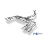 Catback avec silencieux arrière duplex sport 100% inox 2x106x71mm type 44 FOX EXHAUST SYSTEMS pour CUPRA ATECA