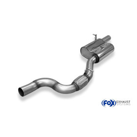 Silencieux avant sport 100% inox FOX EXHAUST SYSTEMS pour CUPRA FORMENTOR 4x4
