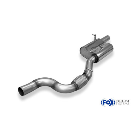Silencieux avant sport 100% inox FOX EXHAUST SYSTEMS pour CUPRA FORMENTOR 4x4