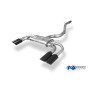 Catback avec silencieux arrière duplex sport 100% inox 2x106x71mm type 32 (noir) FOX EXHAUST SYSTEMS pour CUPRA FORMENTOR 4x4