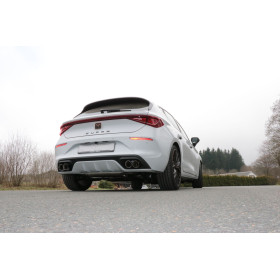 Silencieux arrière duplex sport 100% inox 2x80mm type 25 FOX EXHAUST SYSTEMS pour CUPRA LEON TYPE KL