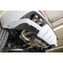 Silencieux arrière duplex sport 100% inox 2x80mm type 25 FOX EXHAUST SYSTEMS pour CUPRA LEON TYPE KL