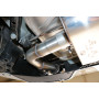 Silencieux arrière duplex sport 100% inox 2x80mm type 25 FOX EXHAUST SYSTEMS pour CUPRA LEON TYPE KL