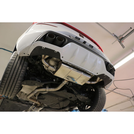 Silencieux arrière duplex sport 100% inox (sortie d'origine) FOX EXHAUST SYSTEMS pour CUPRA LEON TYPE KL