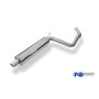 Silencieux avant sport 100% inox FOX EXHAUST SYSTEMS pour CUPRA LEON TYPE KL