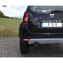Silencieux arrière sport 100% inox 1x90mm type 12 FOX EXHAUST SYSTEMS pour DACIA DUSTER 4x2