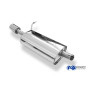 Silencieux arrière sport 100% inox 1x90mm type 12 FOX EXHAUST SYSTEMS pour DACIA DUSTER 4x2