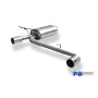 Silencieux arrière duplex sport 100% inox 1x90mm type 12 FOX EXHAUST SYSTEMS pour DACIA DUSTER 4x2