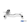Silencieux arrière duplex sport 100% inox 1x90mm type 12 FOX EXHAUST SYSTEMS pour DACIA DUSTER 4x2