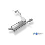 Silencieux arrière duplex sport 100% inox 1x90mm type 12 FOX EXHAUST SYSTEMS pour DACIA DUSTER 4x2