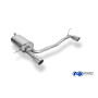 Silencieux arrière duplex sport 100% inox 1x90mm type 12 FOX EXHAUST SYSTEMS pour DACIA DUSTER 4x2