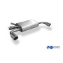 Silencieux arrière duplex sport 100% inox 1x80mm type 16 FOX EXHAUST SYSTEMS pour DACIA DUSTER 4x4