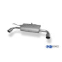 Silencieux arrière duplex sport 100% inox 1x80mm type 16 FOX EXHAUST SYSTEMS pour DACIA DUSTER 4x4
