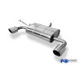 Silencieux arrière duplex sport 100% inox 1x90mm type 16 FOX EXHAUST SYSTEMS pour DACIA DUSTER 4x4