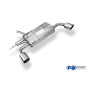 Silencieux arrière duplex sport 100% inox 1x90mm type 16 FOX EXHAUST SYSTEMS pour DACIA DUSTER 4x4