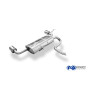 Silencieux arrière duplex sport 100% inox 1x90mm type 16 FOX EXHAUST SYSTEMS pour DACIA DUSTER 4x4