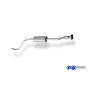 Silencieux avant sport 100% inox FOX EXHAUST SYSTEMS pour DACIA DUSTER 4x2