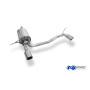 Silencieux arrière duplex sport 100% inox 1x90mm type 16 FOX EXHAUST SYSTEMS pour DACIA DUSTER 4x2 (facelift)
