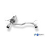 Silencieux arrière duplex sport 100% inox 1x90mm type 16 FOX EXHAUST SYSTEMS pour DACIA DUSTER 4x2 (facelift)