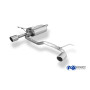 Silencieux arrière duplex sport 100% inox 1x90mm type 16 FOX EXHAUST SYSTEMS pour DACIA DUSTER 4x2 (facelift)