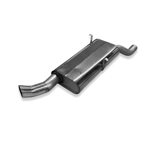 Silencieux arrière sport 100% inox 1x76mm type 18 FOX EXHAUST SYSTEMS pour BMW 318is TYPE E30 (M-Tech 2)