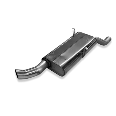 Silencieux arrière sport 100% inox 1x76mm type 18 FOX EXHAUST SYSTEMS pour BMW 318is TYPE E30 (M-Tech 2)