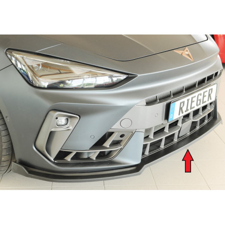 Lame de pare-chocs avant "noir" Rieger Tuning CUPRA LEON ST/Sportstourer TYPE KL